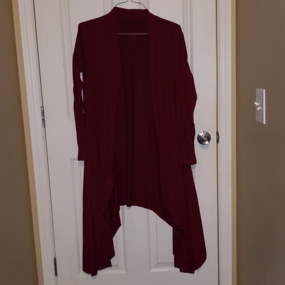 Open front long duster